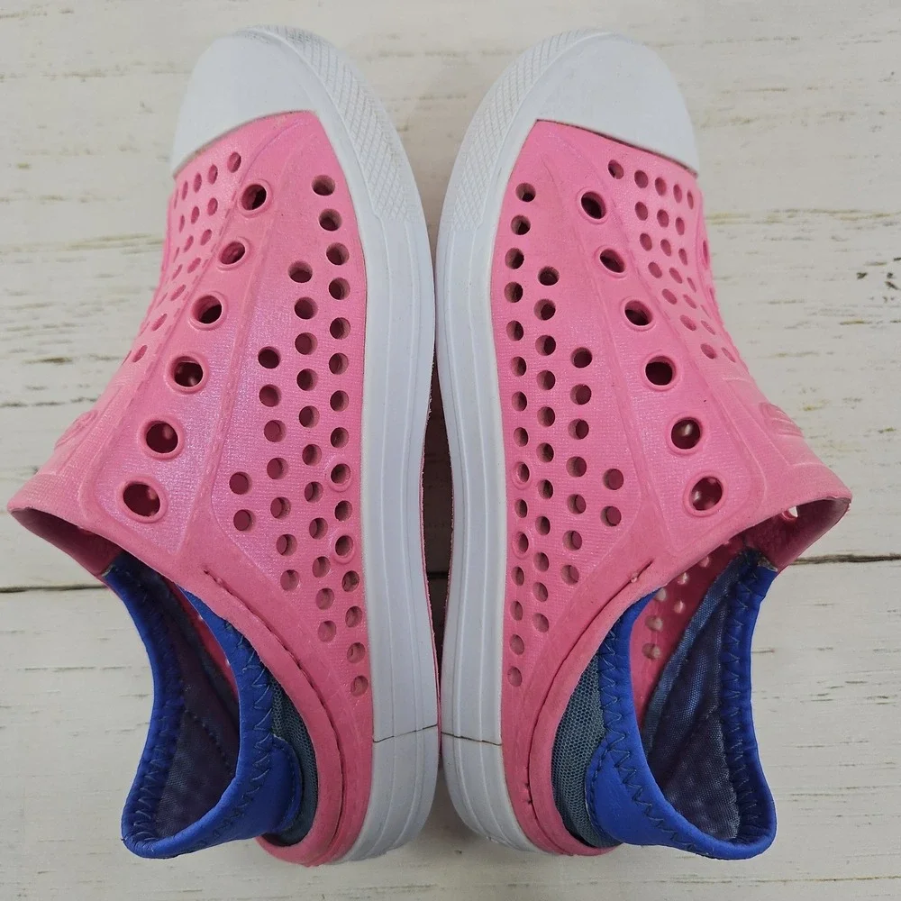 Skechers Foamies Guzman Water Shoe Sandal Girls Size 11 Slip On Pink Purple‎